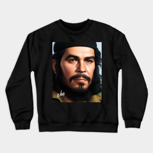 Realistic Portrait of Che Guevara Crewneck Sweatshirt